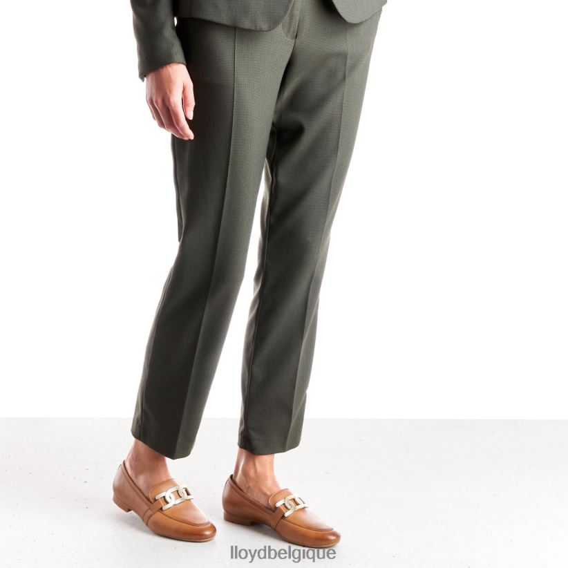 LLOYD babouche en cuir lisse femmes brun 4Z6Z661040 chaussures