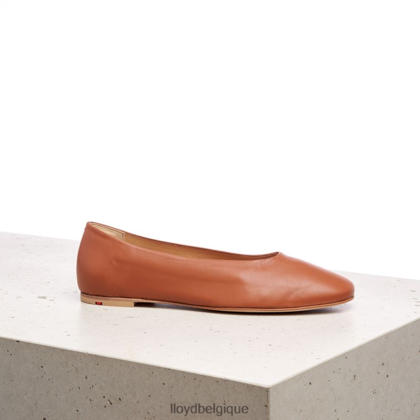 LLOYD ballerine en cuir femmes brun 4Z6Z661256 chaussures