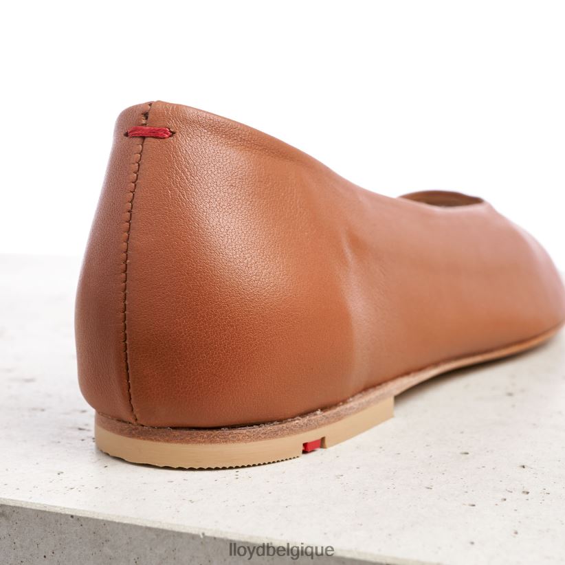 LLOYD ballerine en cuir femmes brun 4Z6Z661256 chaussures