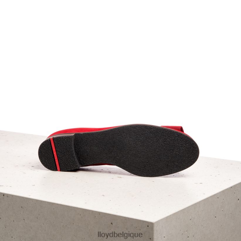 LLOYD ballerine en cuir femmes rouge 4Z6Z661175 chaussures