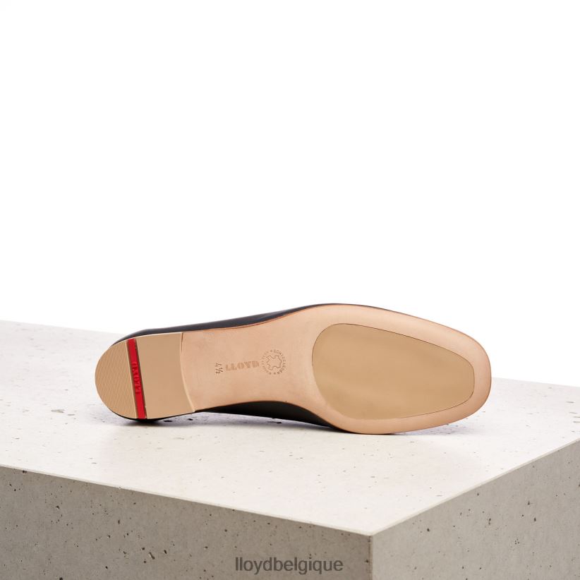 LLOYD ballerine en cuir lisse femmes noir 4Z6Z661257 chaussures