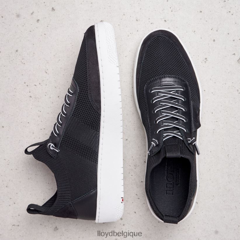 LLOYD baskets Spopty en cuir lisse femmes noir 4Z6Z66822 chaussures