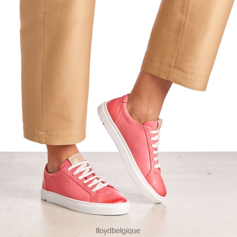 LLOYD baskets Spopty en cuir lisse femmes rose 4Z6Z66842 chaussures