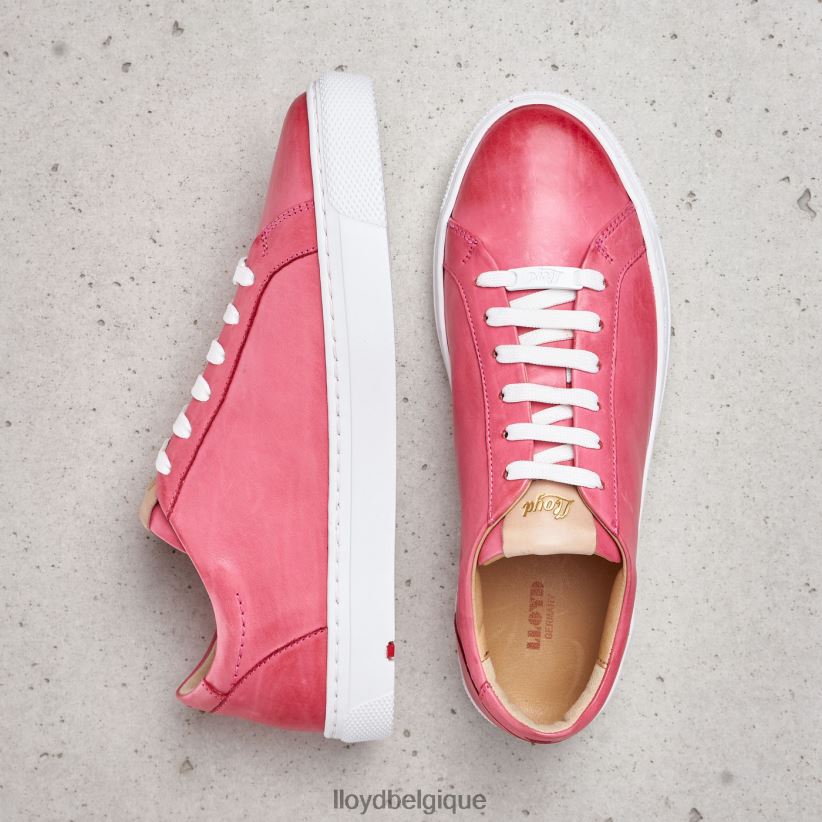 LLOYD baskets Spopty en cuir lisse femmes rose 4Z6Z66842 chaussures