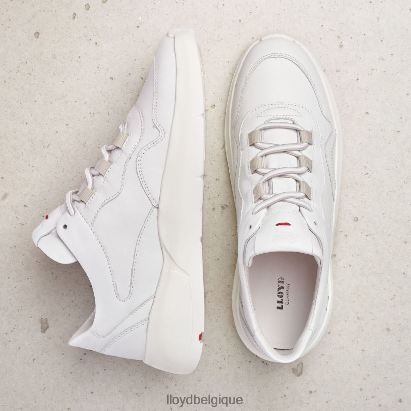 LLOYD baskets basses en cuir femmes blanc 4Z6Z66829 chaussures