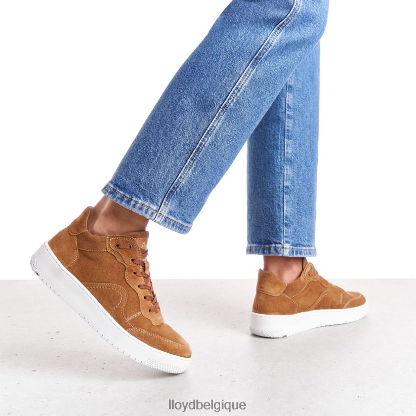 LLOYD baskets basses en cuir femmes brun 4Z6Z66782 chaussures