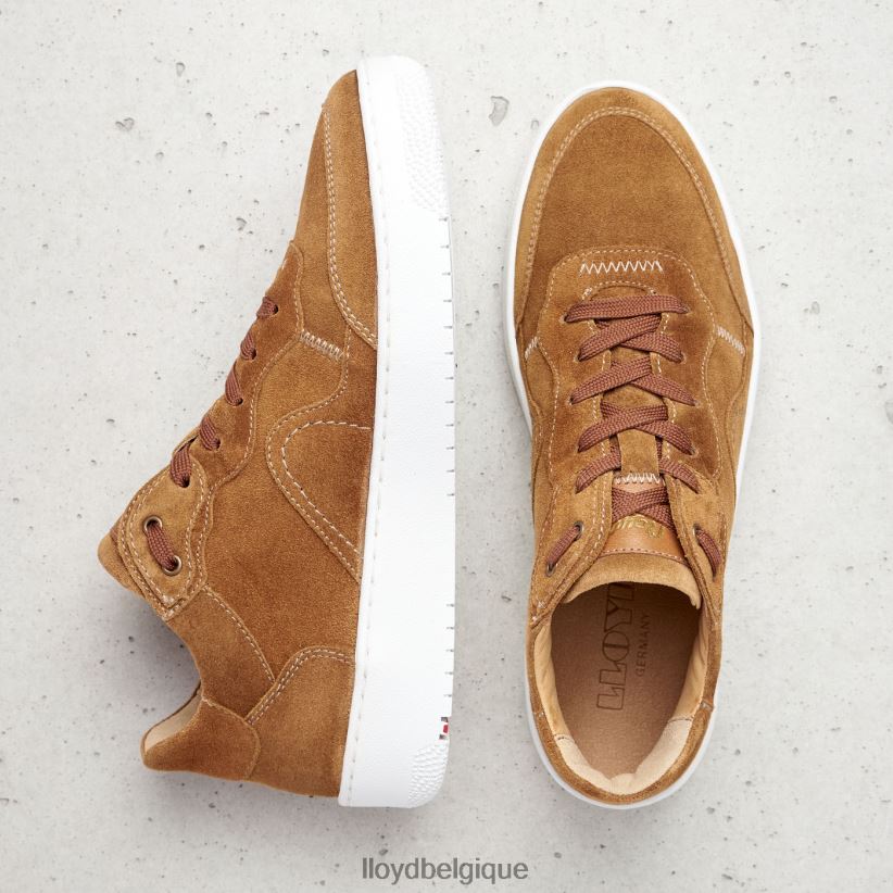 LLOYD baskets basses en cuir femmes brun 4Z6Z66782 chaussures