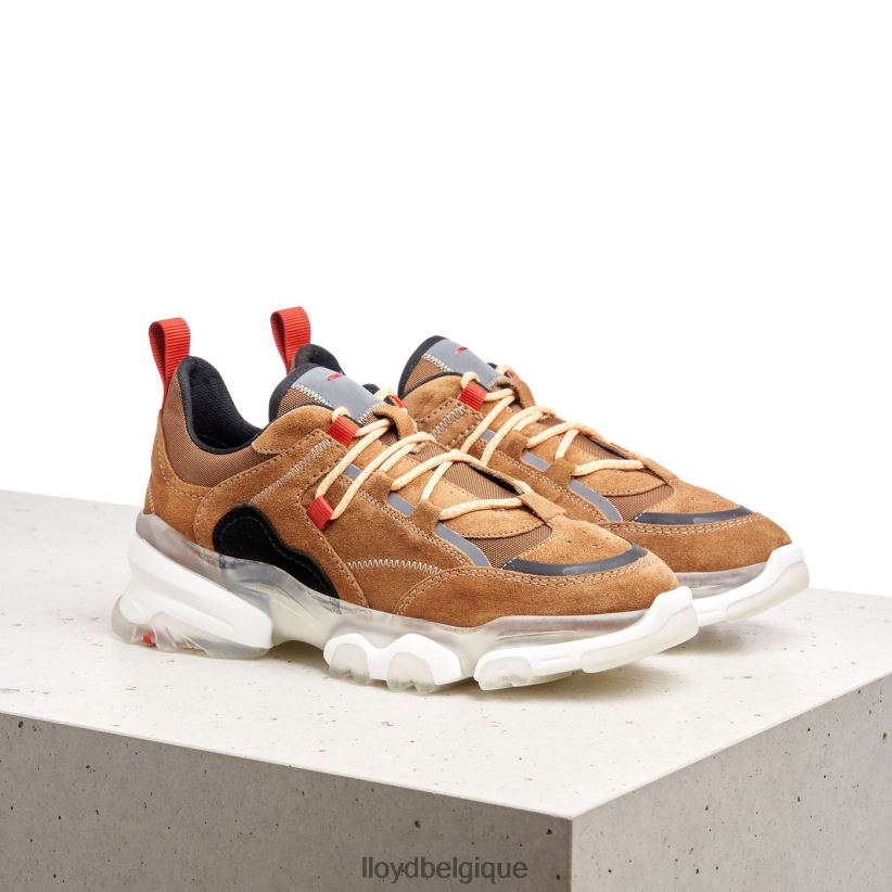 LLOYD baskets basses en cuir femmes brun 4Z6Z66787 chaussures