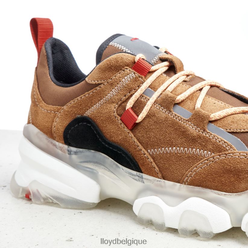 LLOYD baskets basses en cuir femmes brun 4Z6Z66787 chaussures