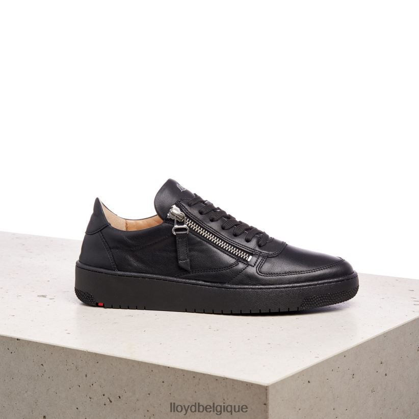 LLOYD baskets basses en cuir femmes noir 4Z6Z66823 chaussures
