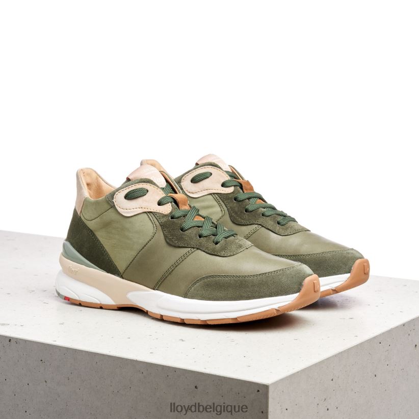 LLOYD baskets basses en cuir femmes vert 4Z6Z66767 chaussures