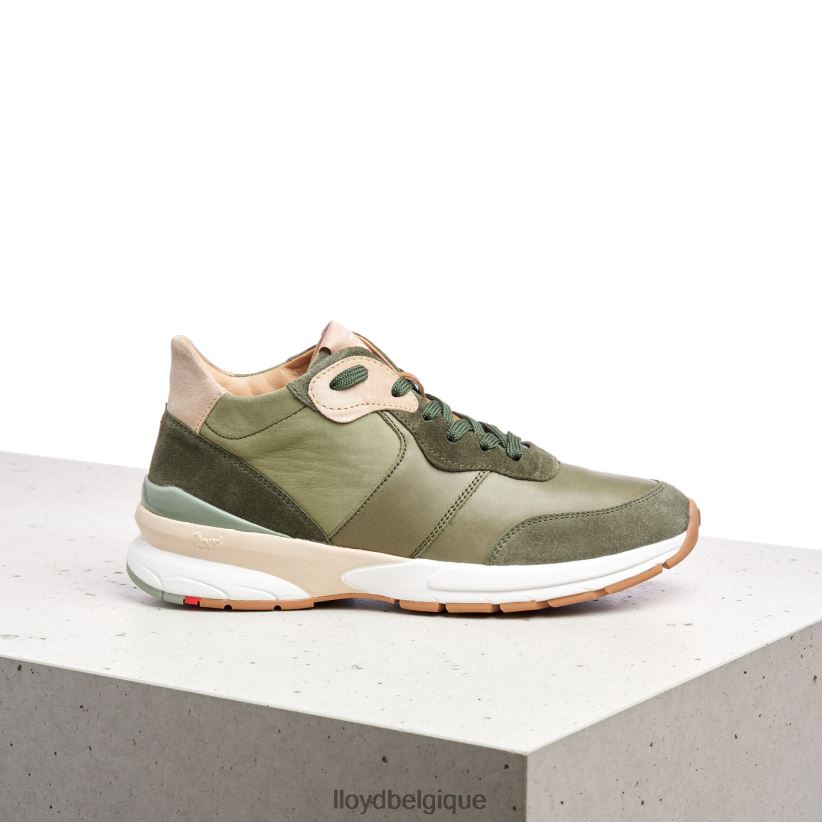 LLOYD baskets basses en cuir femmes vert 4Z6Z66767 chaussures