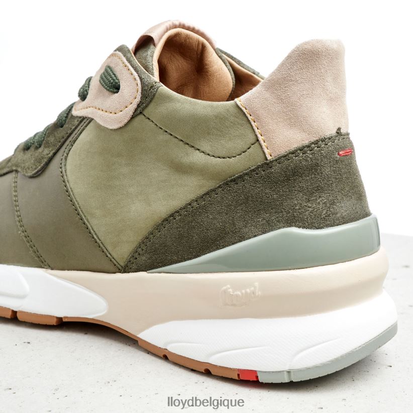 LLOYD baskets basses en cuir femmes vert 4Z6Z66767 chaussures