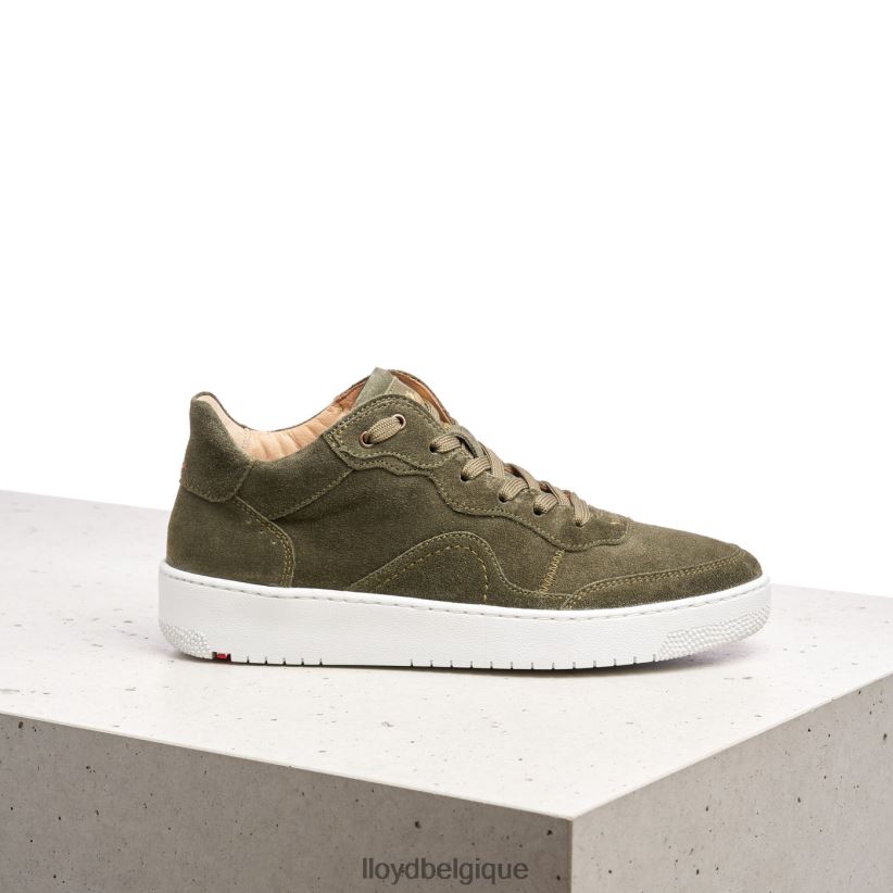 LLOYD baskets basses en cuir femmes vert 4Z6Z66768 chaussures