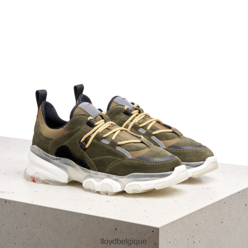 LLOYD baskets basses en cuir femmes vert 4Z6Z66780 chaussures