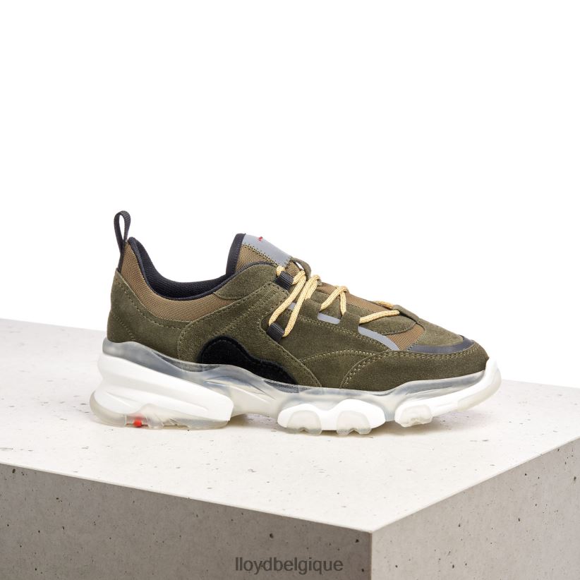 LLOYD baskets basses en cuir femmes vert 4Z6Z66780 chaussures