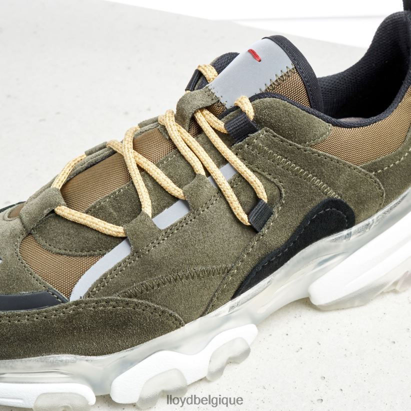 LLOYD baskets basses en cuir femmes vert 4Z6Z66780 chaussures