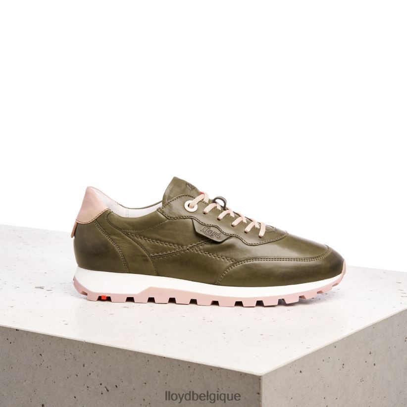 LLOYD baskets basses en cuir femmes vert 4Z6Z66801 chaussures