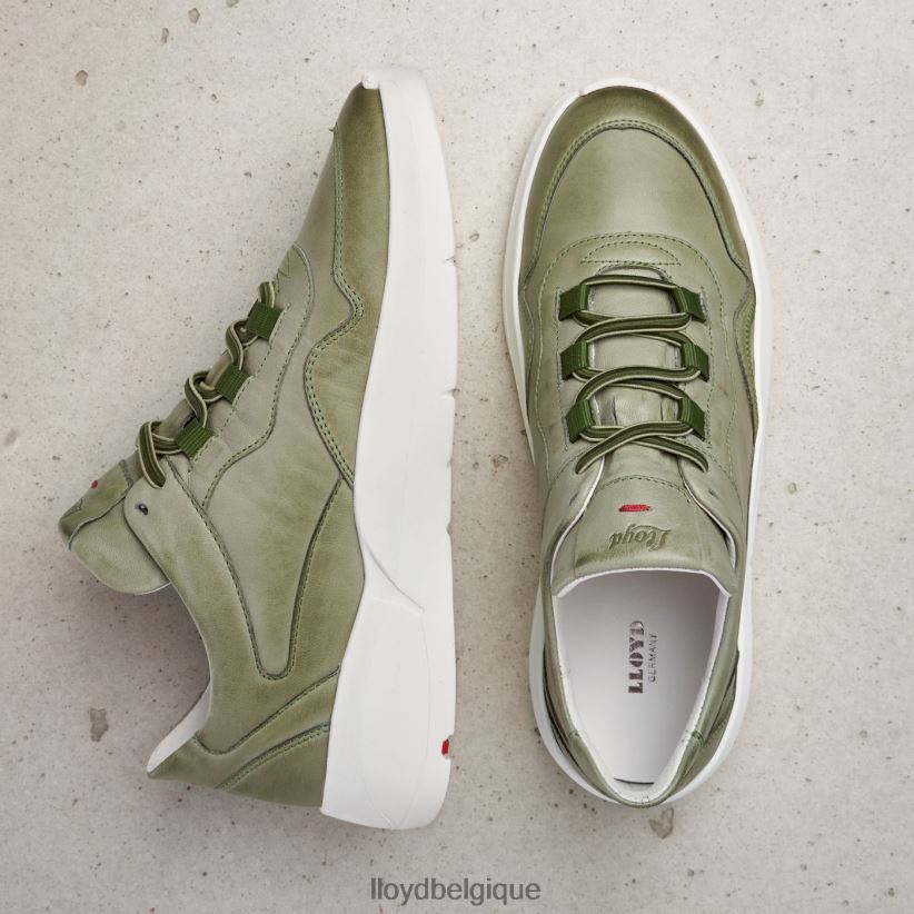 LLOYD baskets basses en cuir femmes vert 4Z6Z66830 chaussures