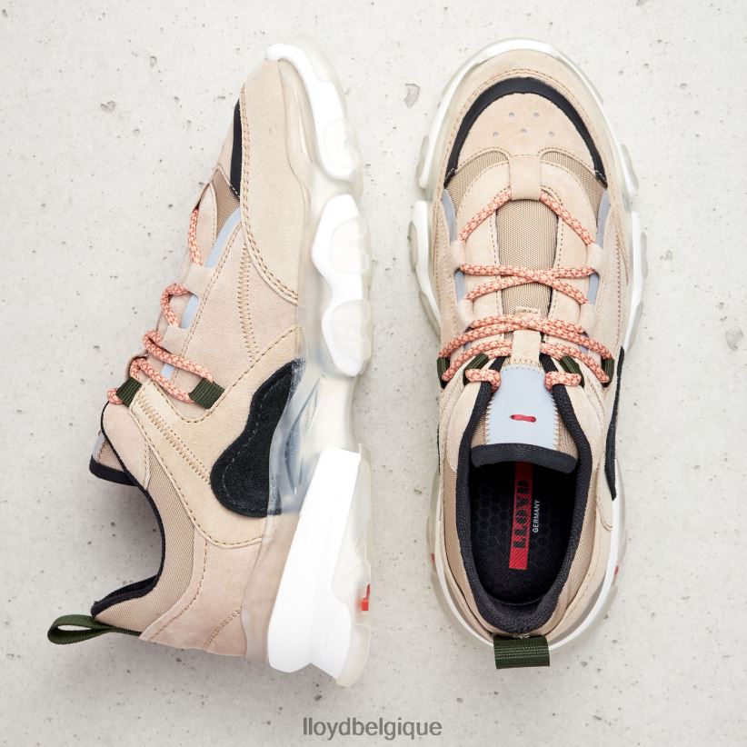 LLOYD baskets basses femmes beige 4Z6Z66778 chaussures