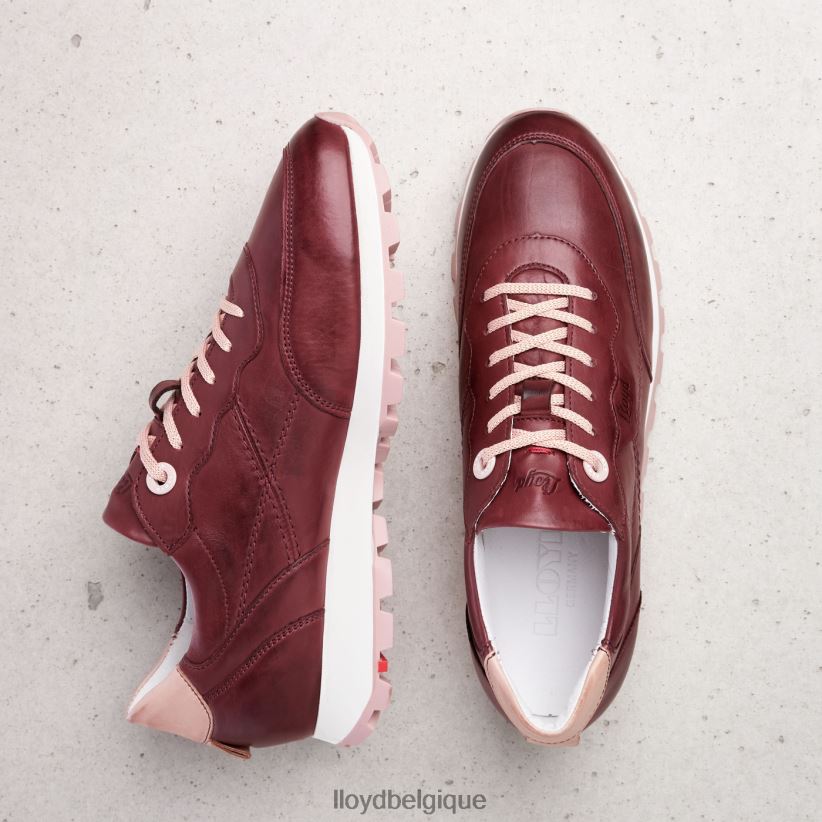 LLOYD baskets basses femmes rouge 4Z6Z66803 chaussures