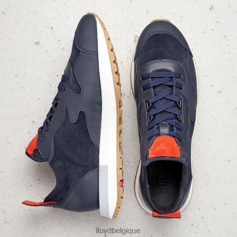 LLOYD baskets en cuir de mouton femmes bleu 4Z6Z66791 chaussures
