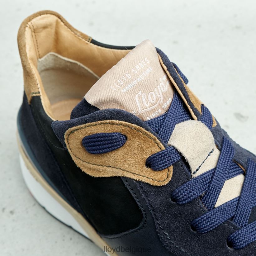 LLOYD baskets en cuir de mouton femmes bleu 4Z6Z66814 chaussures