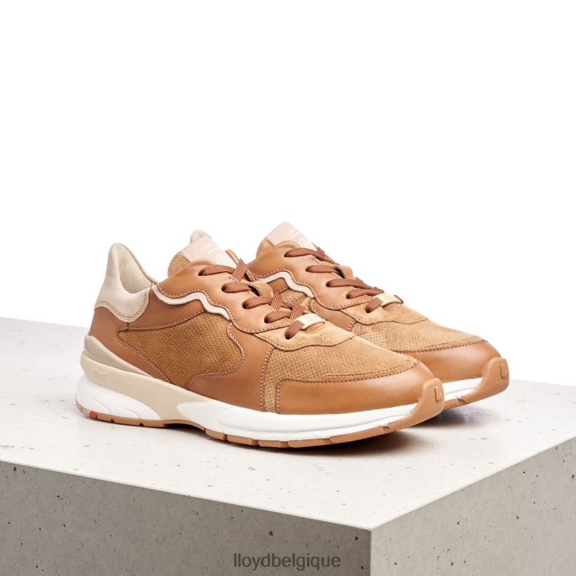 LLOYD baskets en cuir de mouton femmes brun 4Z6Z66804 chaussures