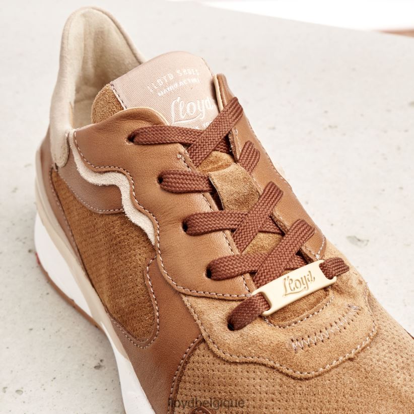 LLOYD baskets en cuir de mouton femmes brun 4Z6Z66804 chaussures