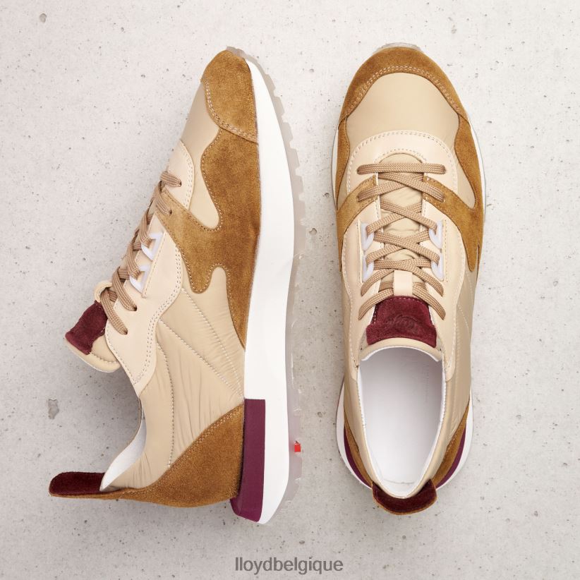 LLOYD baskets en cuir de mouton femmes combiné 4Z6Z66820 chaussures