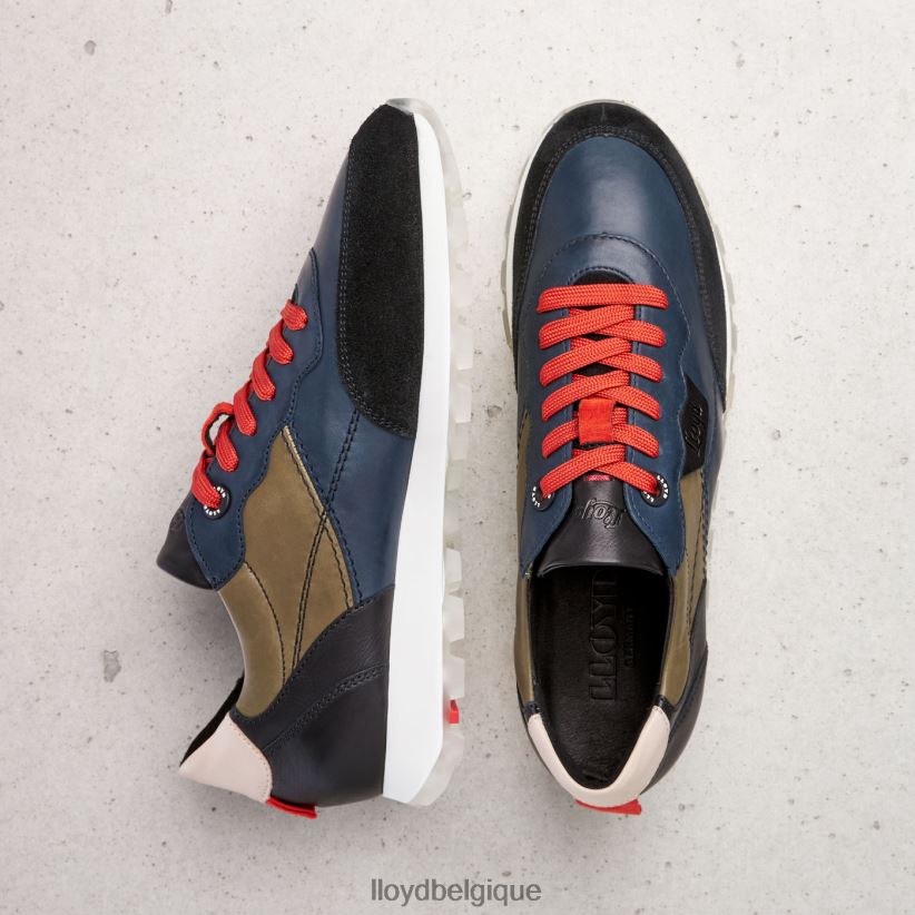 LLOYD baskets en cuir de mouton femmes combiné 4Z6Z66821 chaussures