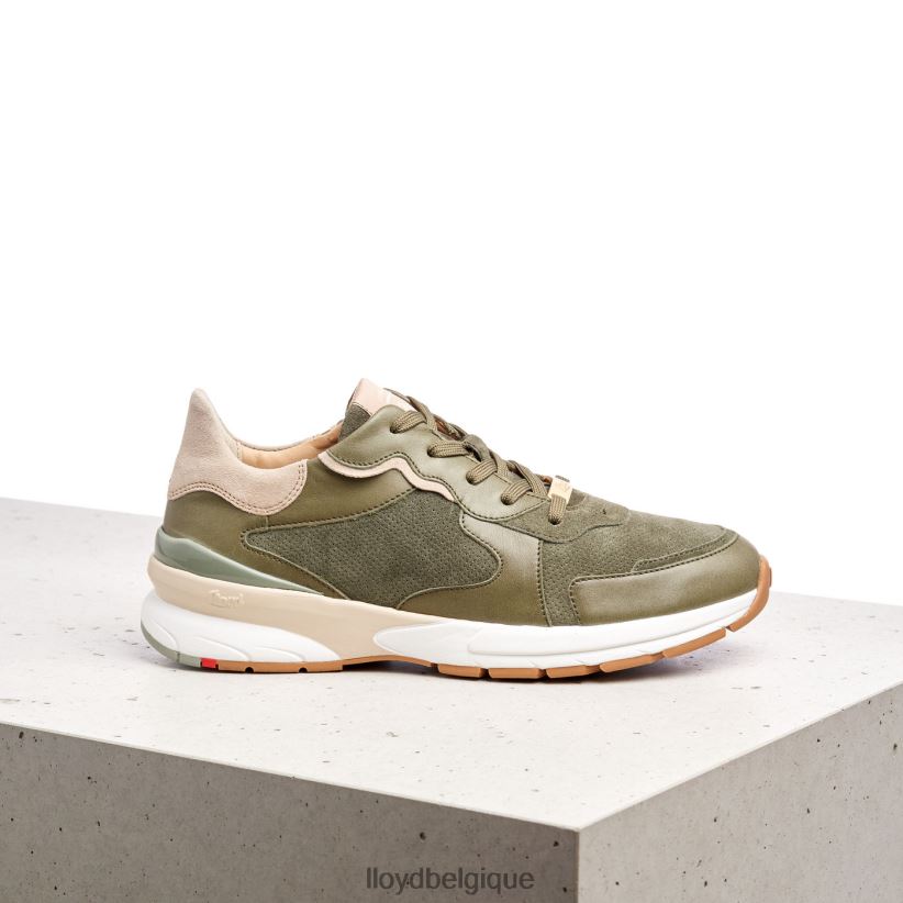 LLOYD baskets en cuir de mouton femmes vert 4Z6Z66817 chaussures