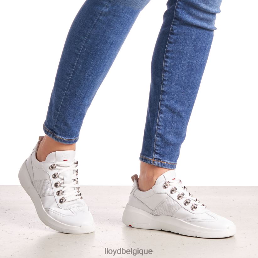 LLOYD baskets en cuir femmes blanc 4Z6Z66790 chaussures