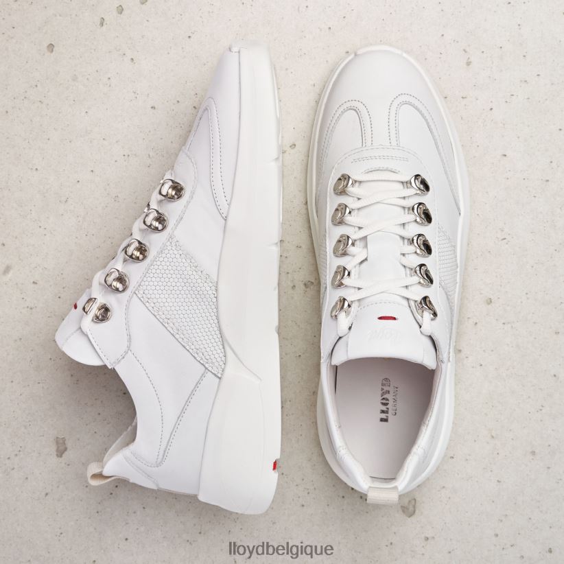 LLOYD baskets en cuir femmes blanc 4Z6Z66790 chaussures