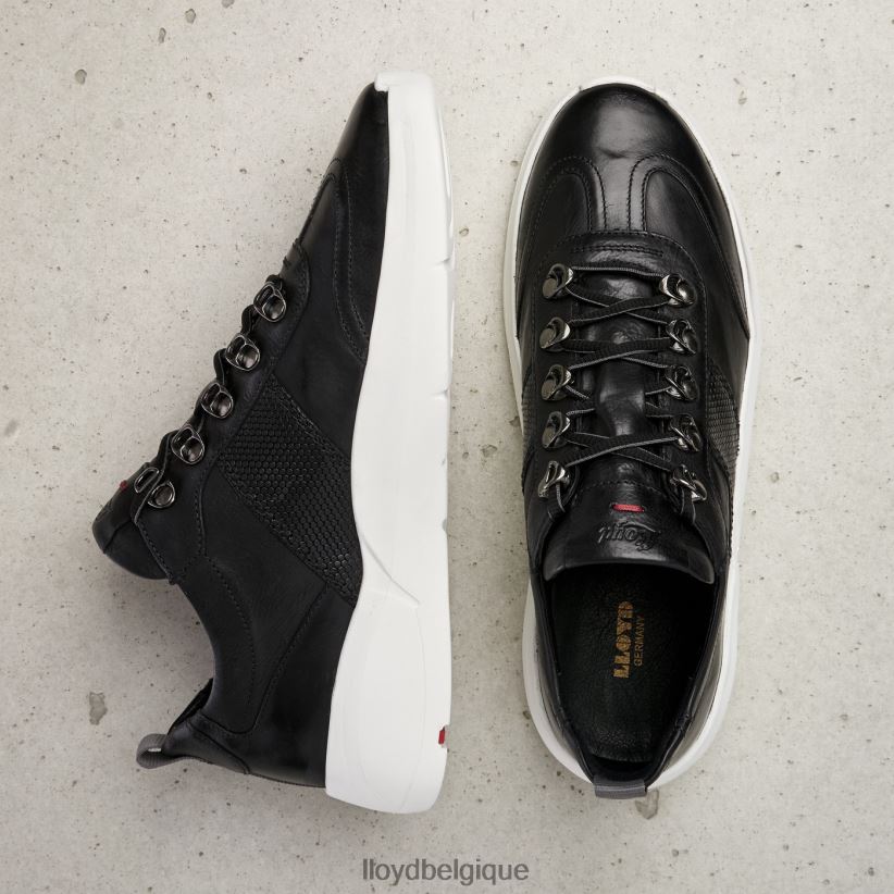 LLOYD baskets en cuir femmes noir 4Z6Z66834 chaussures