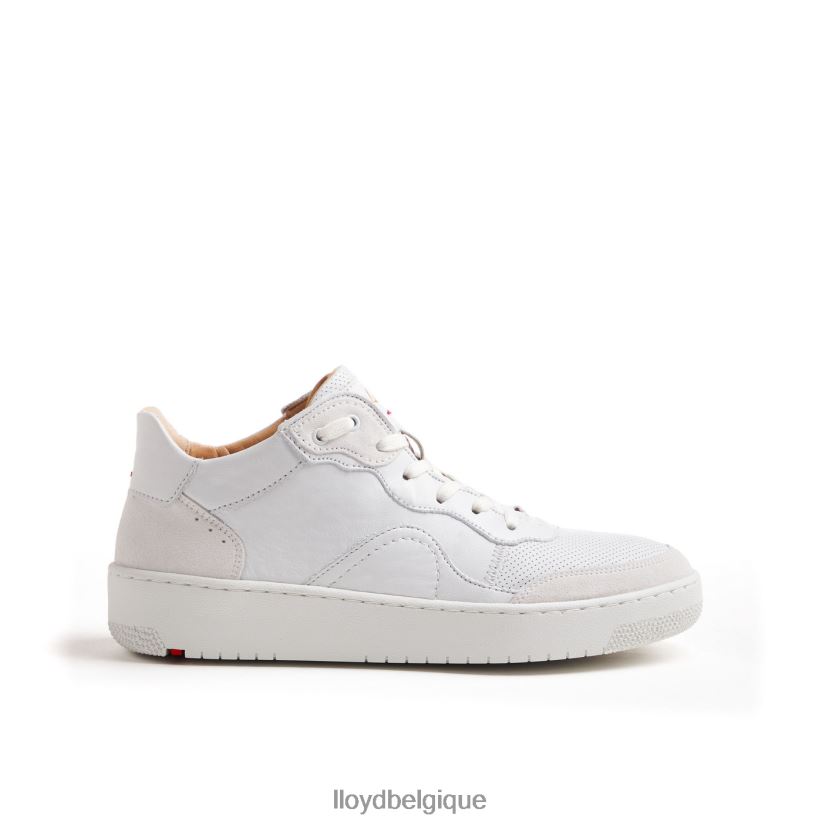 LLOYD baskets en cuir lisse femmes blanc 4Z6Z66756 chaussures