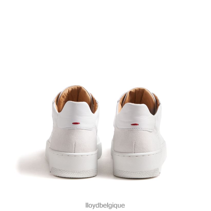LLOYD baskets en cuir lisse femmes blanc 4Z6Z66756 chaussures
