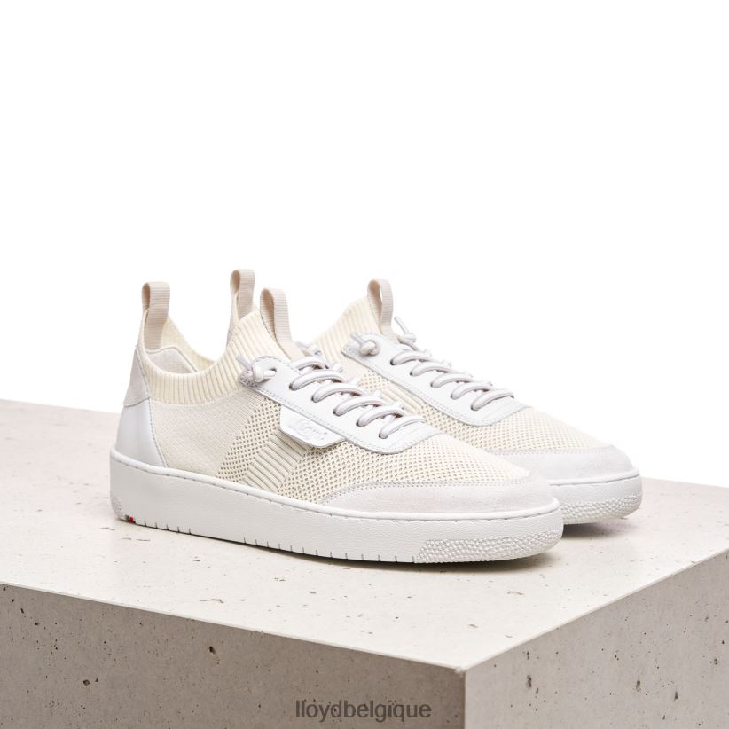 LLOYD baskets en cuir lisse femmes blanc 4Z6Z66806 chaussures