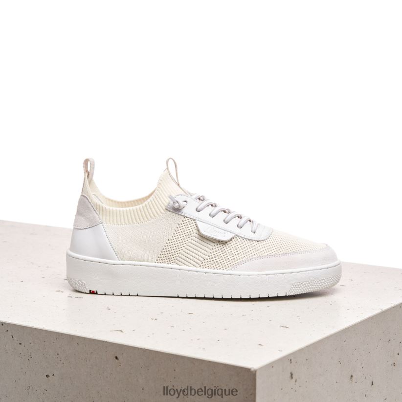 LLOYD baskets en cuir lisse femmes blanc 4Z6Z66806 chaussures