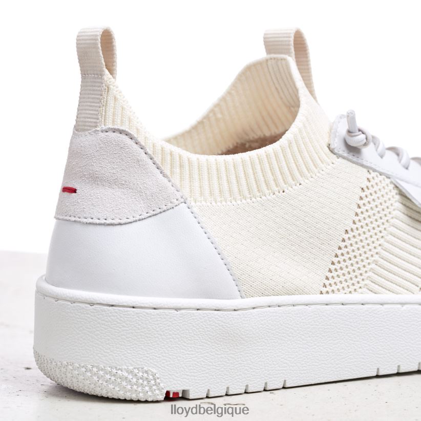 LLOYD baskets en cuir lisse femmes blanc 4Z6Z66806 chaussures