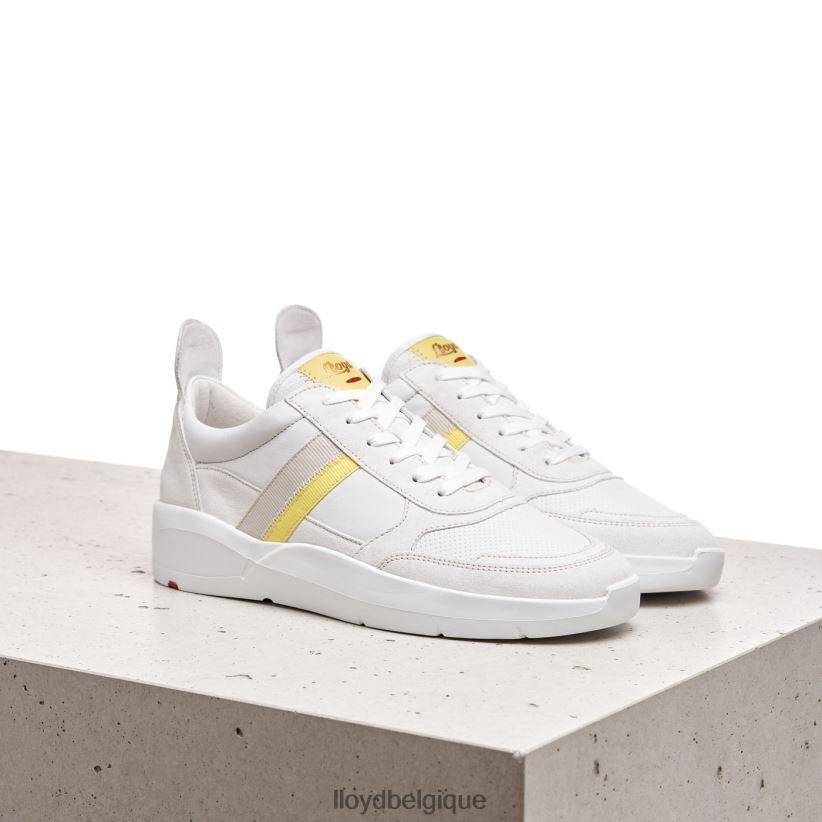 LLOYD baskets en cuir lisse femmes blanc 4Z6Z66808 chaussures