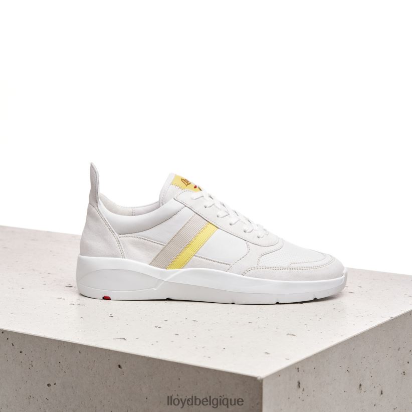 LLOYD baskets en cuir lisse femmes blanc 4Z6Z66808 chaussures