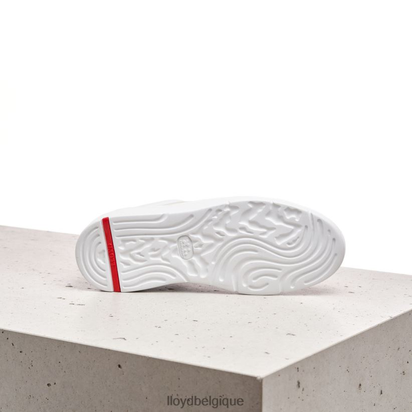 LLOYD baskets en cuir lisse femmes blanc 4Z6Z66808 chaussures