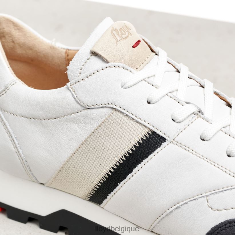 LLOYD baskets en cuir lisse femmes blanc 4Z6Z66828 chaussures