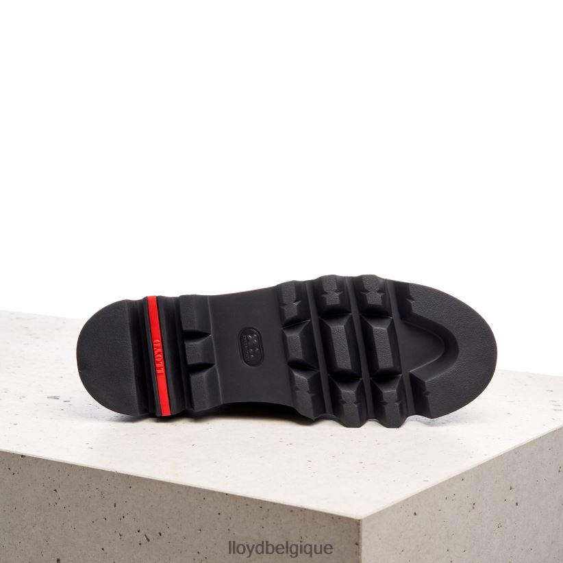 LLOYD baskets en cuir lisse femmes brun 4Z6Z661176 chaussures