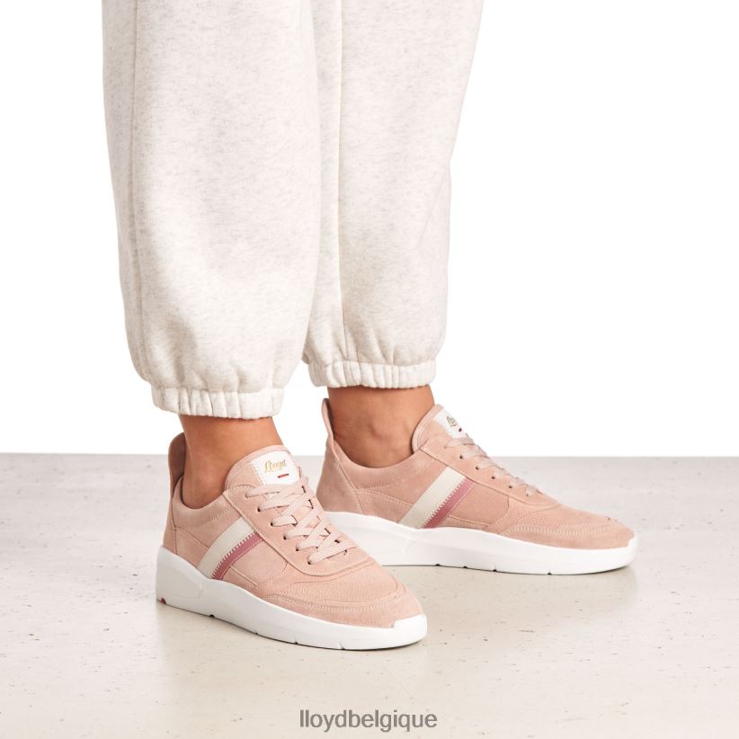 LLOYD baskets en cuir lisse femmes rose 4Z6Z66789 chaussures