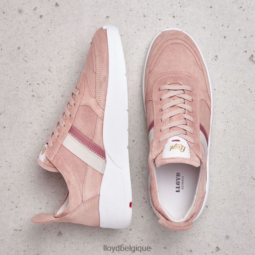 LLOYD baskets en cuir lisse femmes rose 4Z6Z66789 chaussures