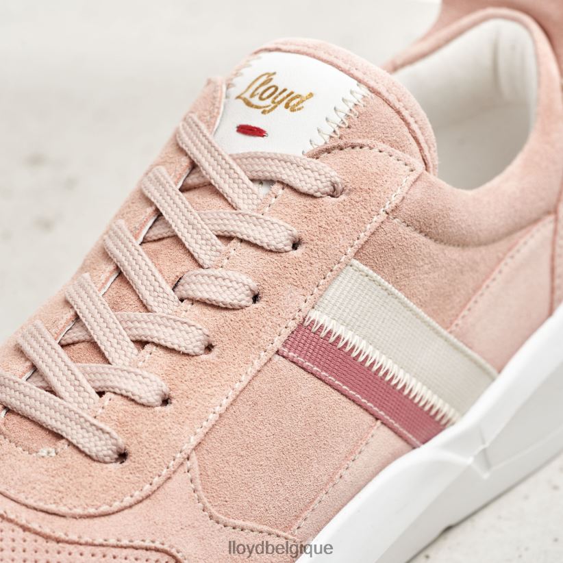 LLOYD baskets en cuir lisse femmes rose 4Z6Z66789 chaussures