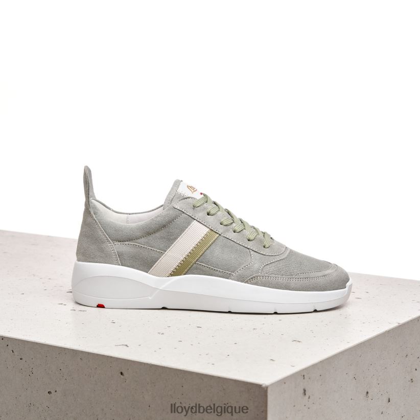 LLOYD baskets en cuir lisse femmes vert 4Z6Z66809 chaussures