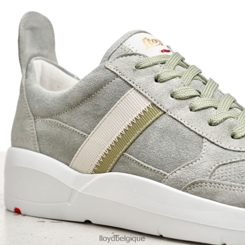 LLOYD baskets en cuir lisse femmes vert 4Z6Z66809 chaussures